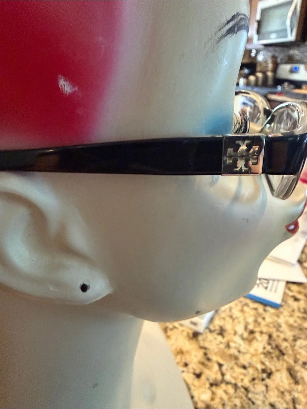 Black Women's Rectangle Tori Burch prescription glasses